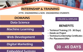 Marketing Internship | Pre-final year Internship | IPT | Inplant Training | Engineering | BE | BTech | Bsc | Msc | MSW Internship