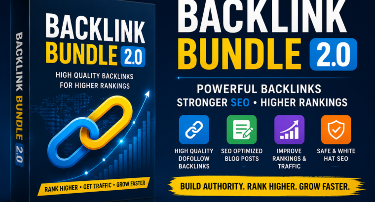 Backlink Bundle 2.0 – Powerful SEO Backlin...